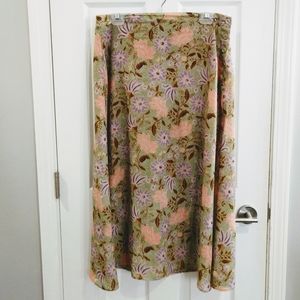 Sag Harbor Lavender,  Pink & Sage Floral Skirt